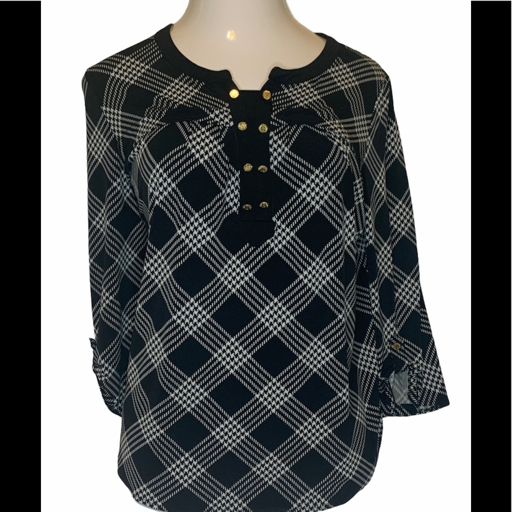 Anne Klein Blouse Babydoll Style Size XL